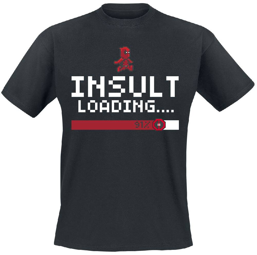EMP "Insult Loading" T-Shirt schwarz von Deadpool