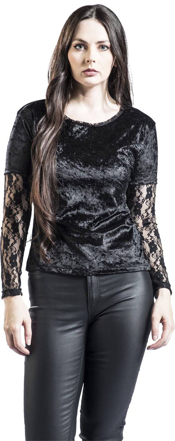 EMP "Isaura" Langarmshirt Schwarz Von Outer Vision