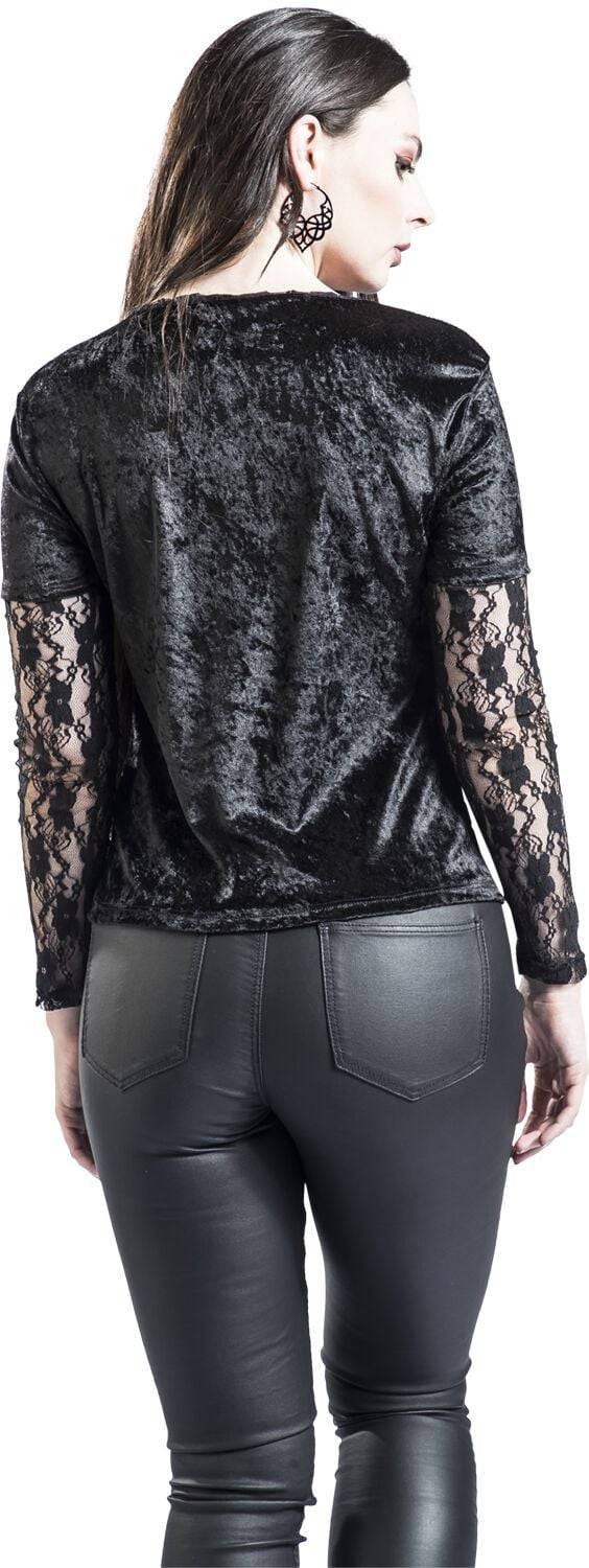 EMP "Isaura" Langarmshirt Schwarz Von Outer Vision