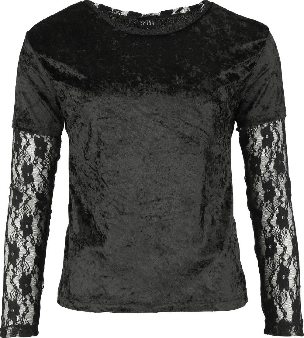 EMP "Isaura" Langarmshirt schwarz von Outer Vision