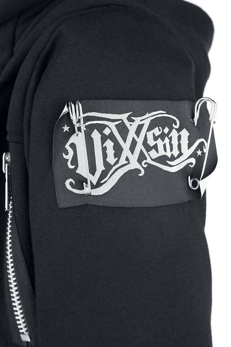 EMP "Ivan Hood" Kapuzenjacke Schwarz Von Vixxsin