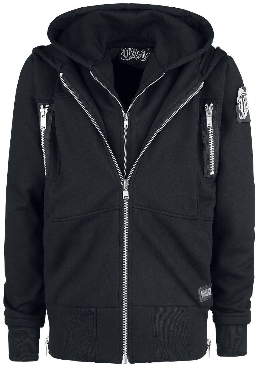 EMP "Ivan Hood" Kapuzenjacke schwarz von Vixxsin