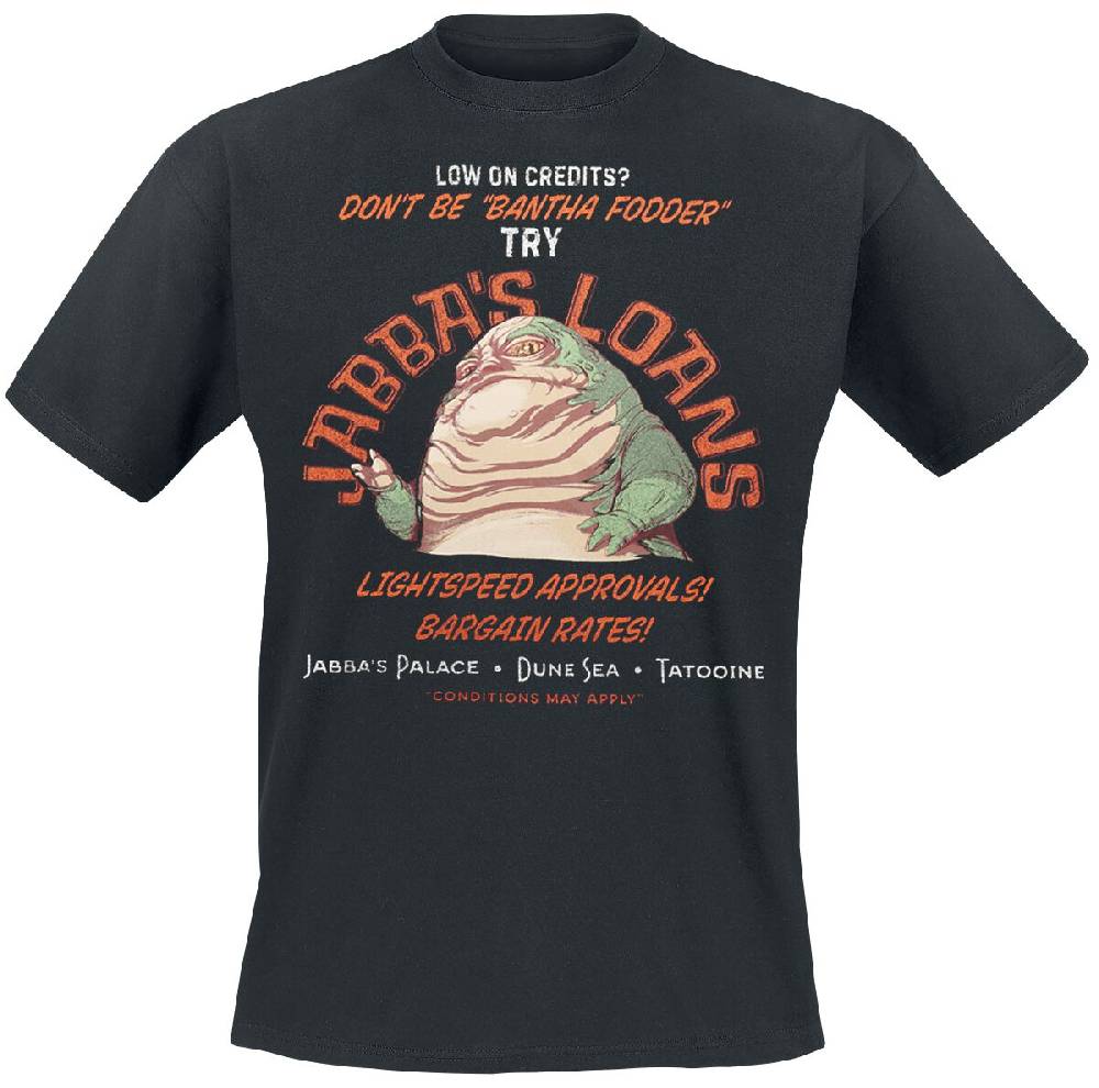 EMP "Jabba's Loans" T-Shirt schwarz von Star Wars