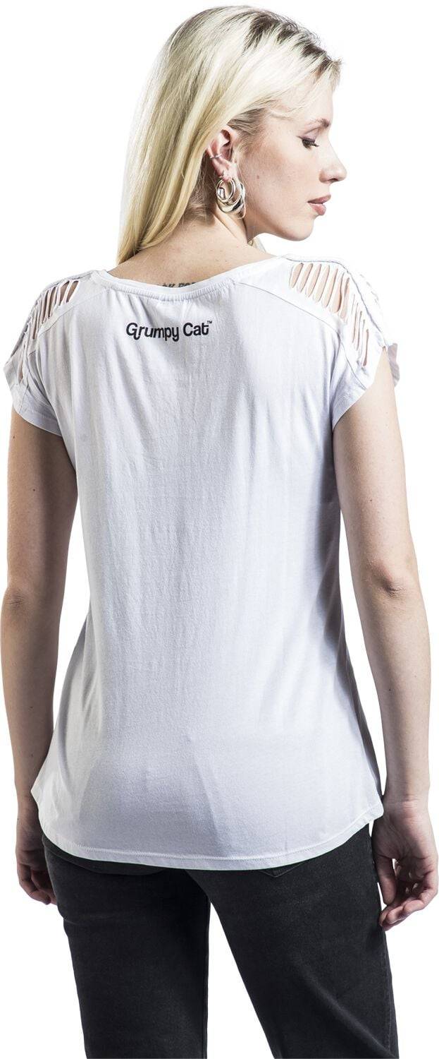 EMP "Japanese" T-Shirt Weiß Von Grumpy Cat