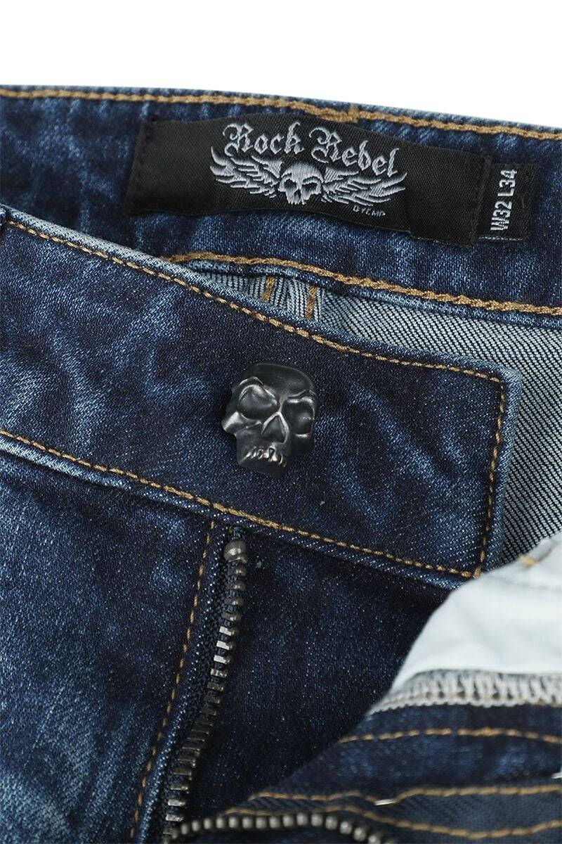 EMP Jeans Blau Von Rock Rebel By EMP