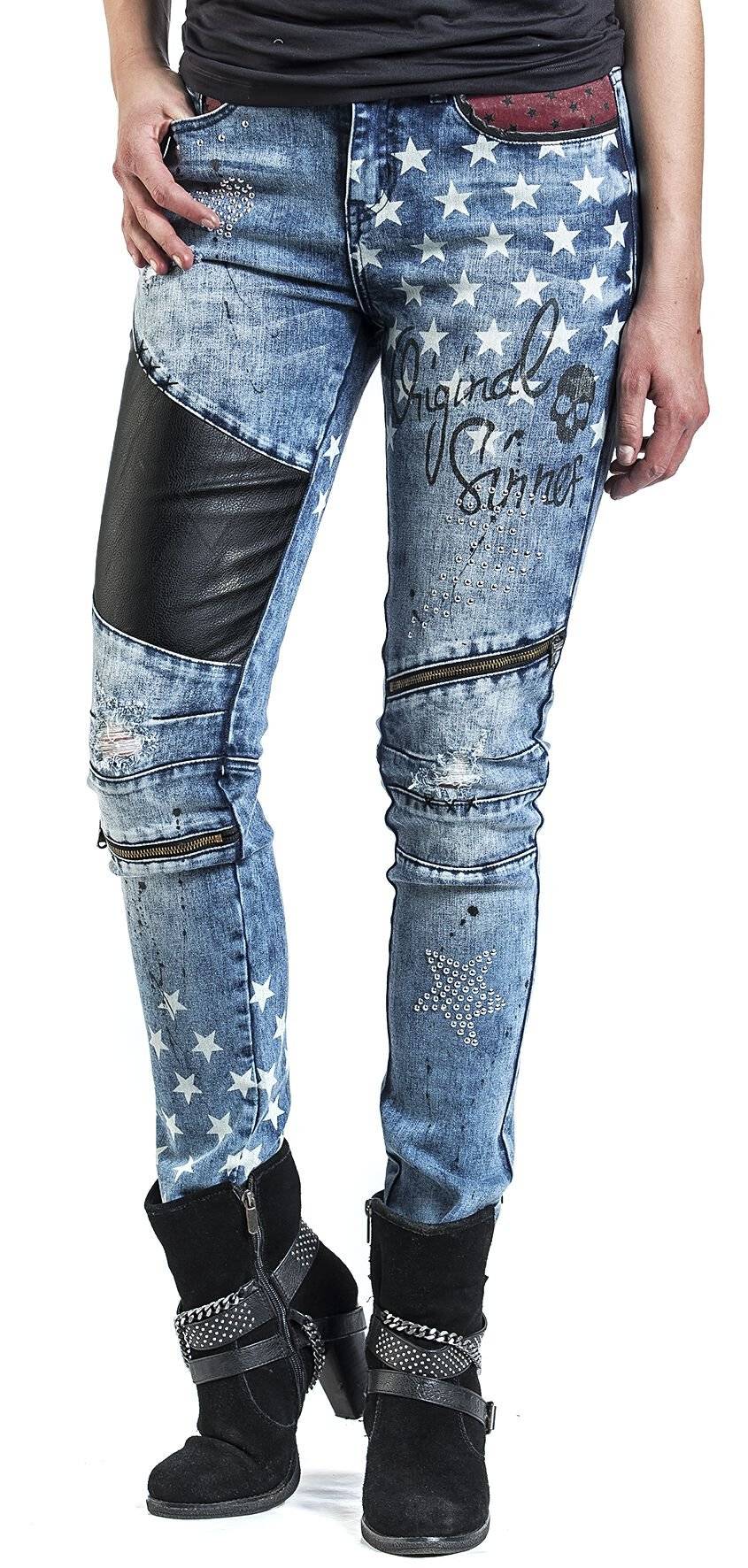 EMP Jeans Blau Von Rock Rebel By EMP