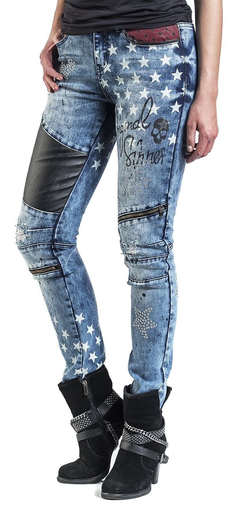 EMP Jeans Blau Von Rock Rebel By EMP