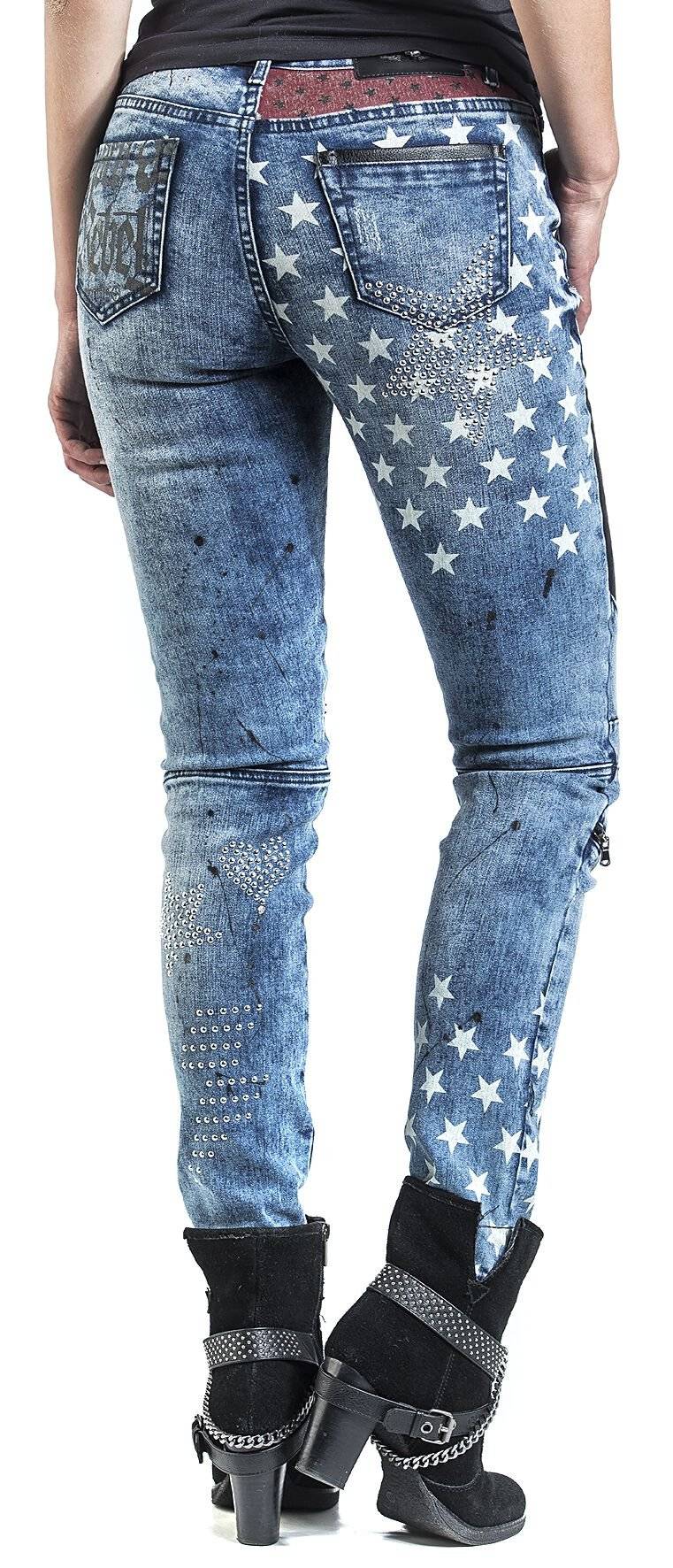 EMP Jeans Blau Von Rock Rebel By EMP
