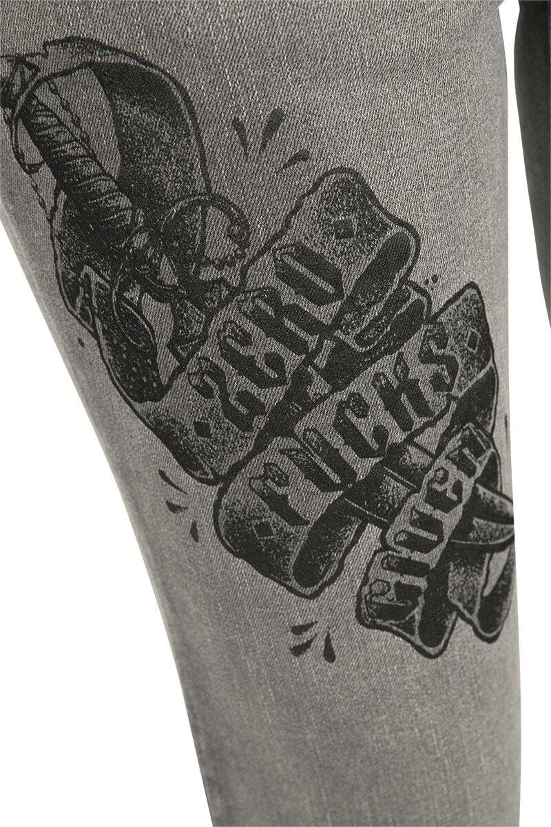 EMP Jeans Grau Von Rock Rebel By EMP