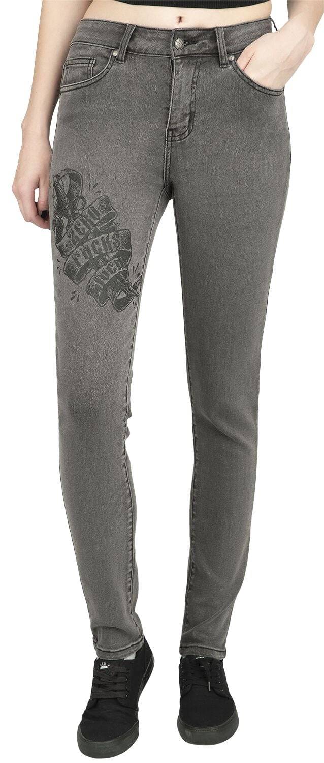 EMP Jeans Grau Von Rock Rebel By EMP