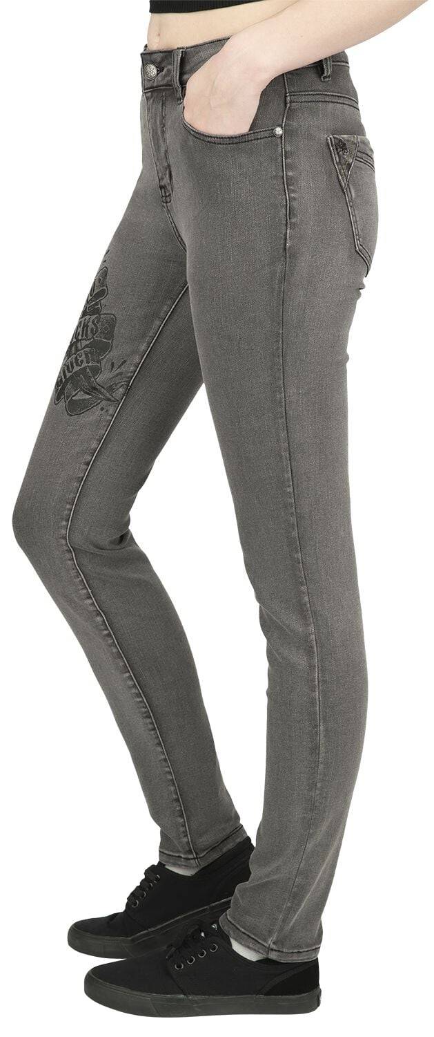 EMP Jeans Grau Von Rock Rebel By EMP