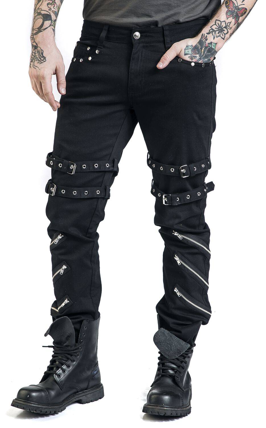 EMP Jeans Schwarz Von Gothicana By EMP