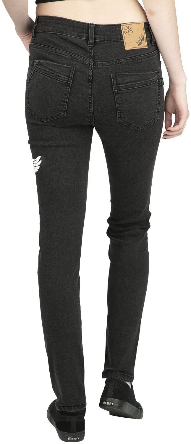 EMP Jeans Schwarz Von Rock Rebel By EMP