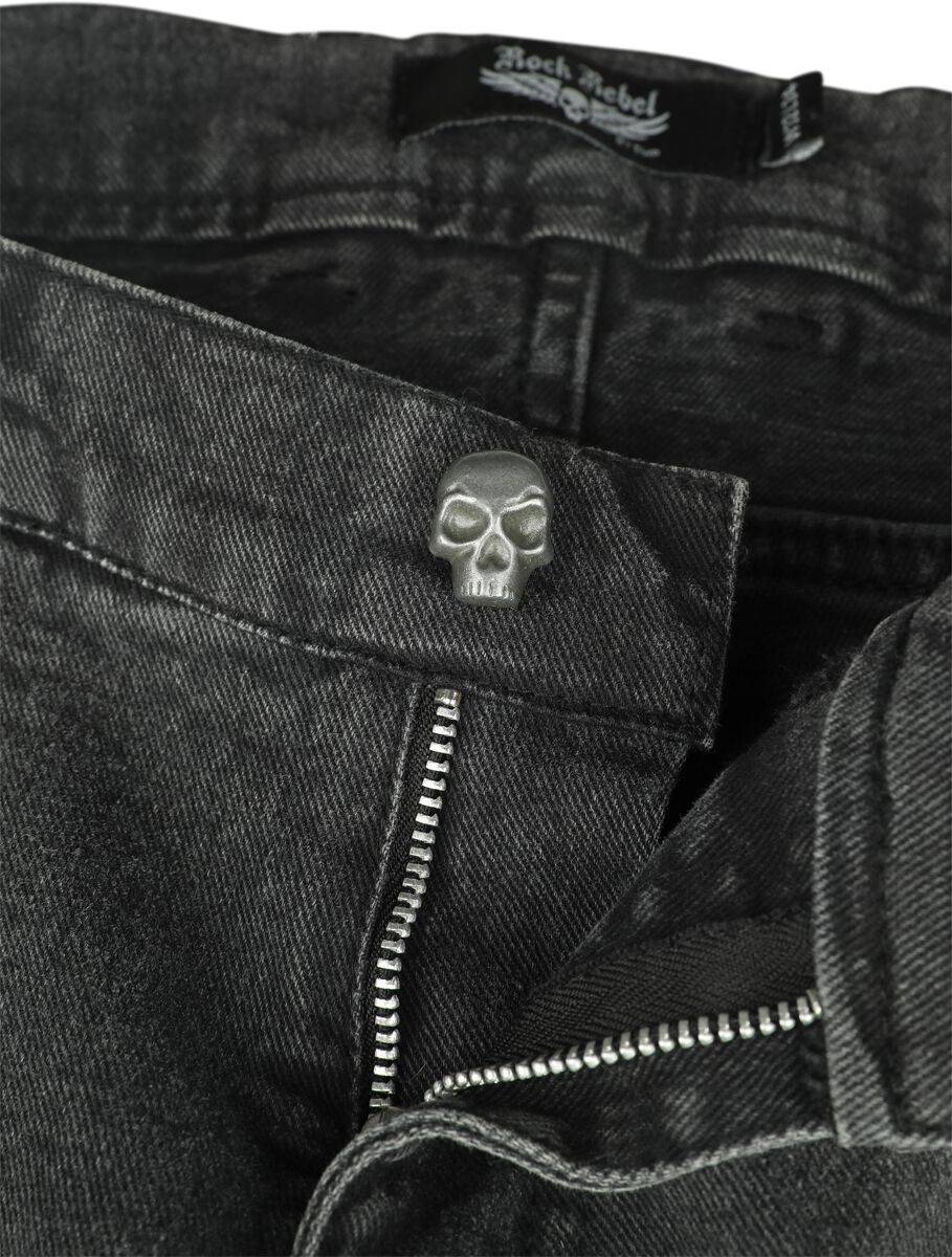 EMP Jeans Schwarz Von Rock Rebel By EMP