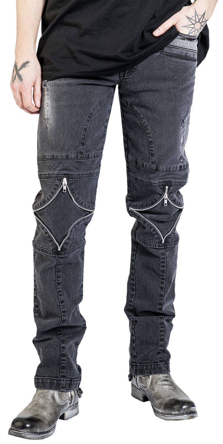 EMP Jeans Schwarz Von Rock Rebel By EMP