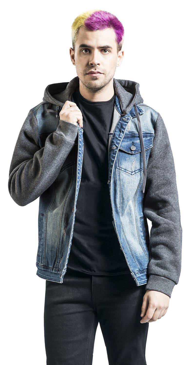 EMP Jeansjacke Blau/grau Von RED By EMP