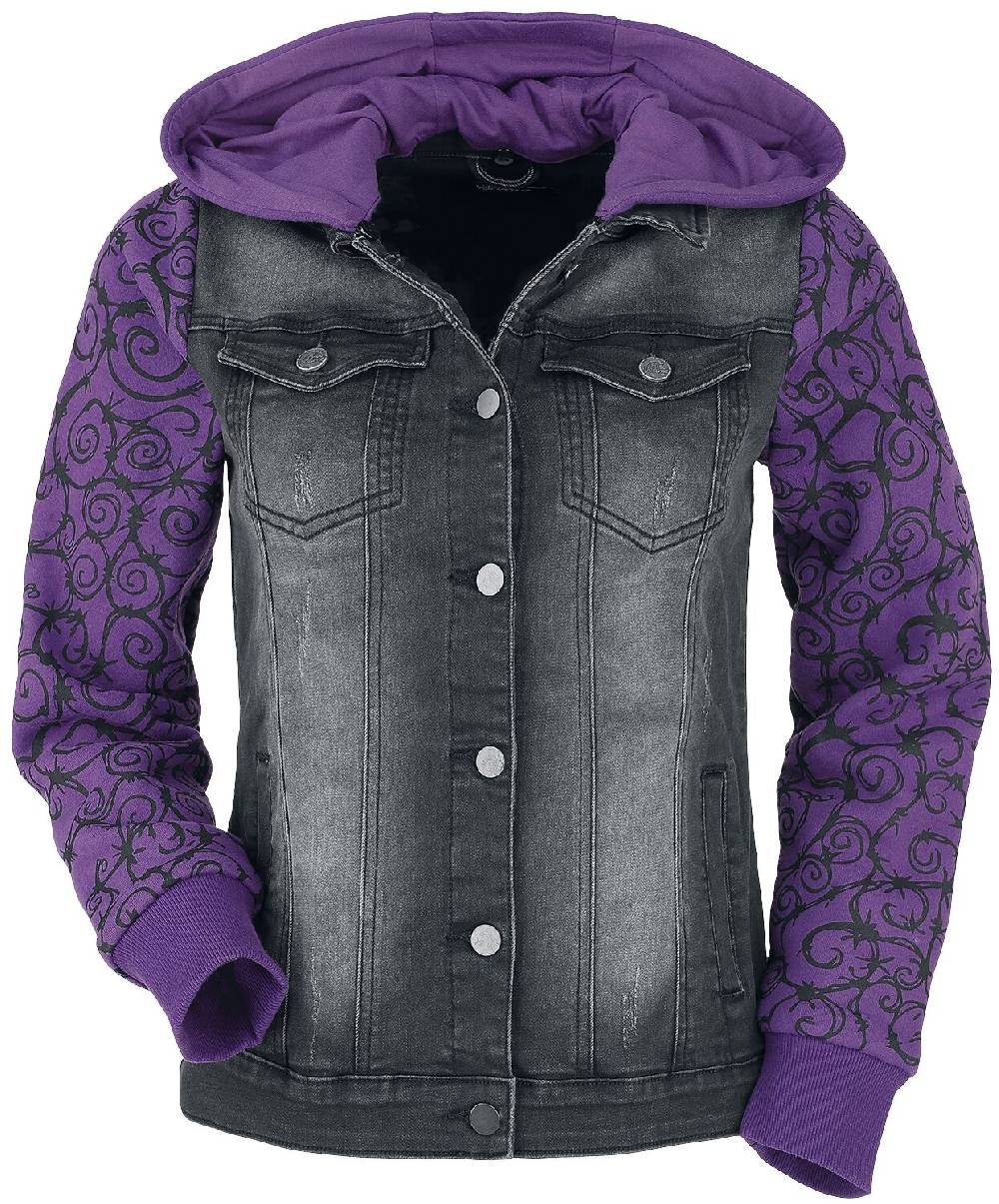 EMP Jeansjacke schwarz/lila von Full Volume by EMP