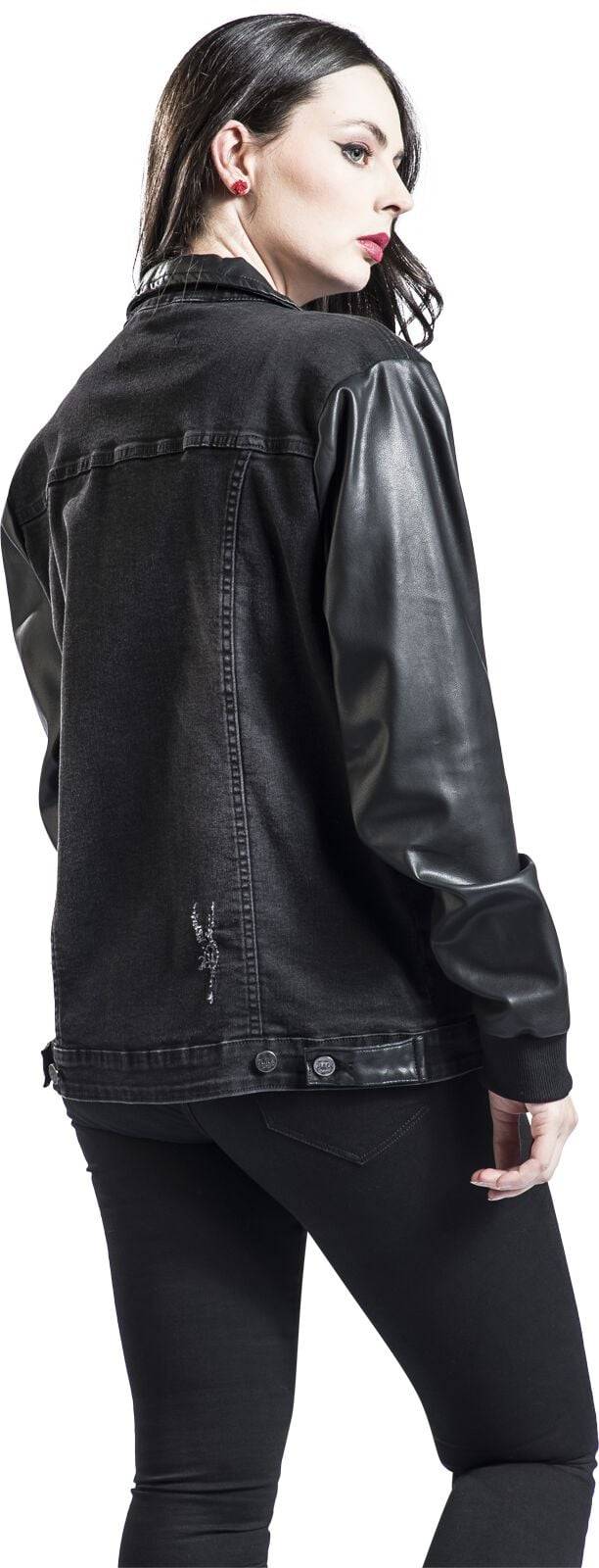 EMP Jeansjacke Schwarz Von Black Premium By EMP