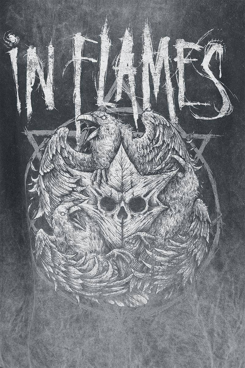 EMP "Jester Head" Kapuzenjacke Grau Von In Flames