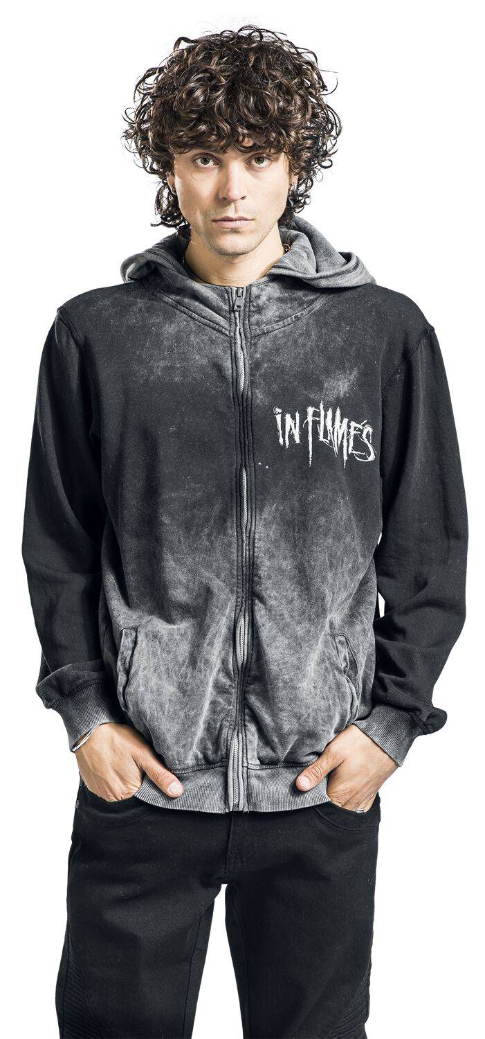 EMP "Jester Head" Kapuzenjacke Grau Von In Flames