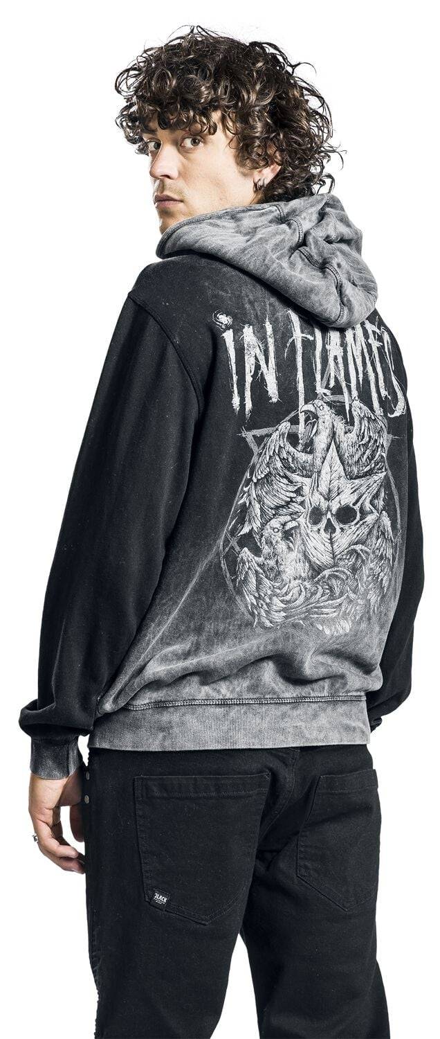 EMP "Jester Head" Kapuzenjacke Grau Von In Flames