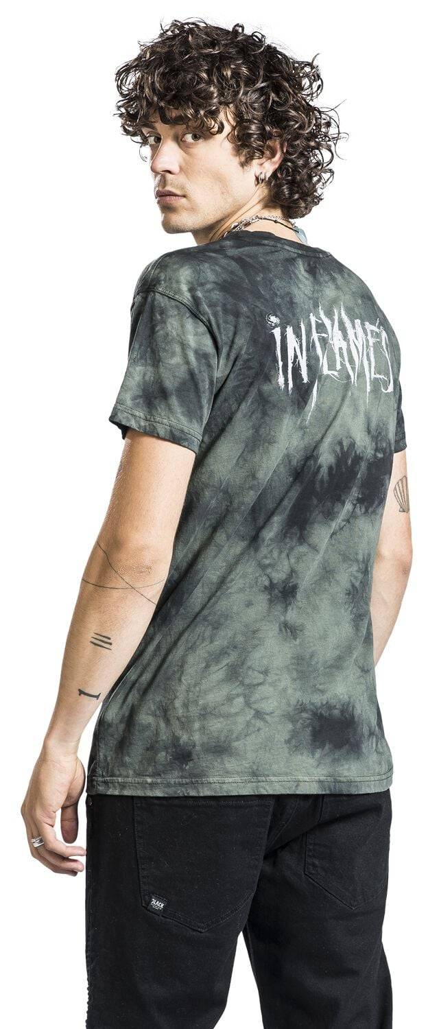 EMP "Jester Head" T-Shirt Grün Von In Flames
