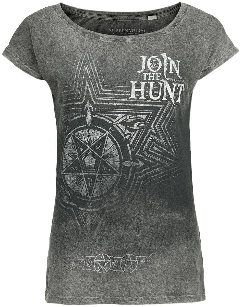 EMP "Join The Hunt" T-Shirt grau von Supernatural