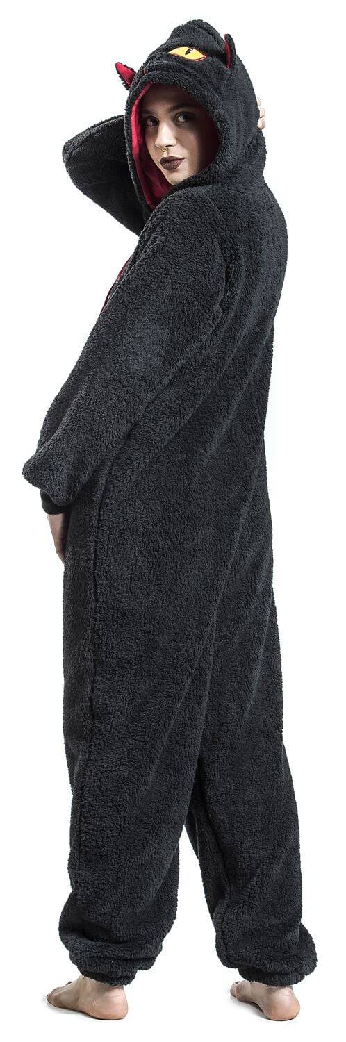 EMP Jumpsuit Schwarz Von Full Volume By EMP