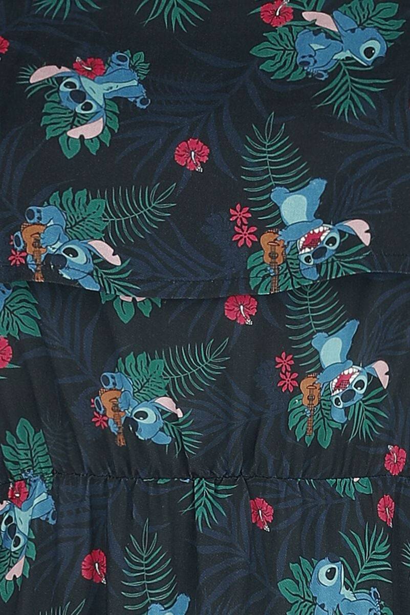 EMP "Jungle" Kurzes Kleid Dunkelblau Von Lilo & Stitch