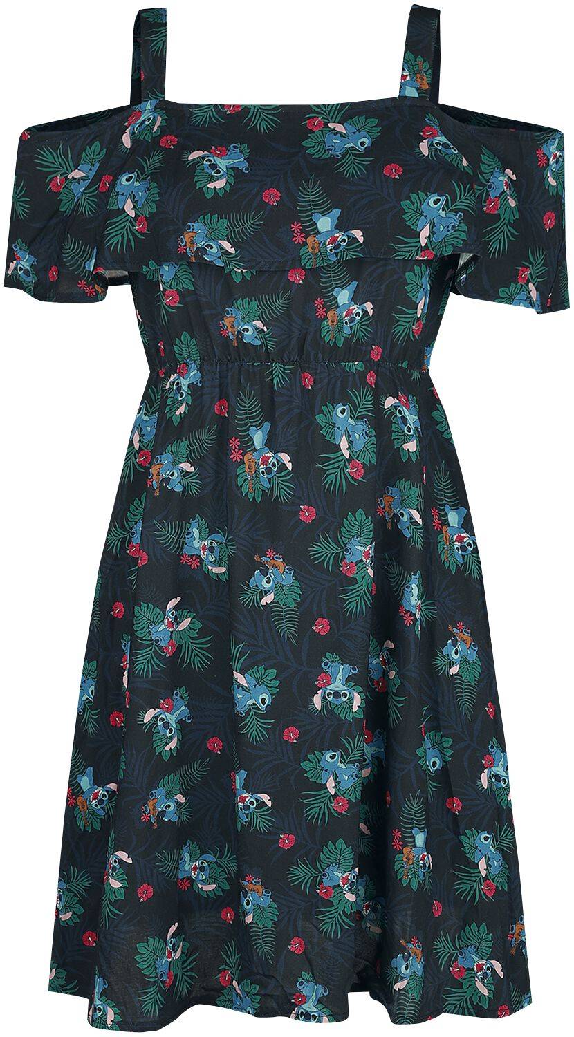 EMP "Jungle" Kurzes Kleid dunkelblau von Lilo & Stitch