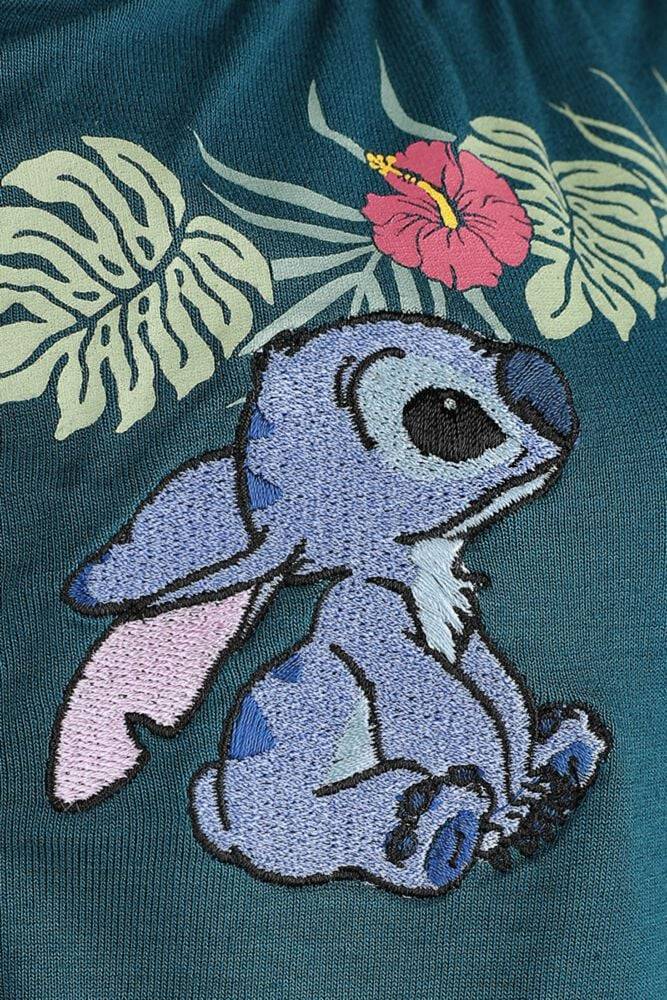 EMP "Jungle" T-Shirt Dunkelgrün Von Lilo & Stitch