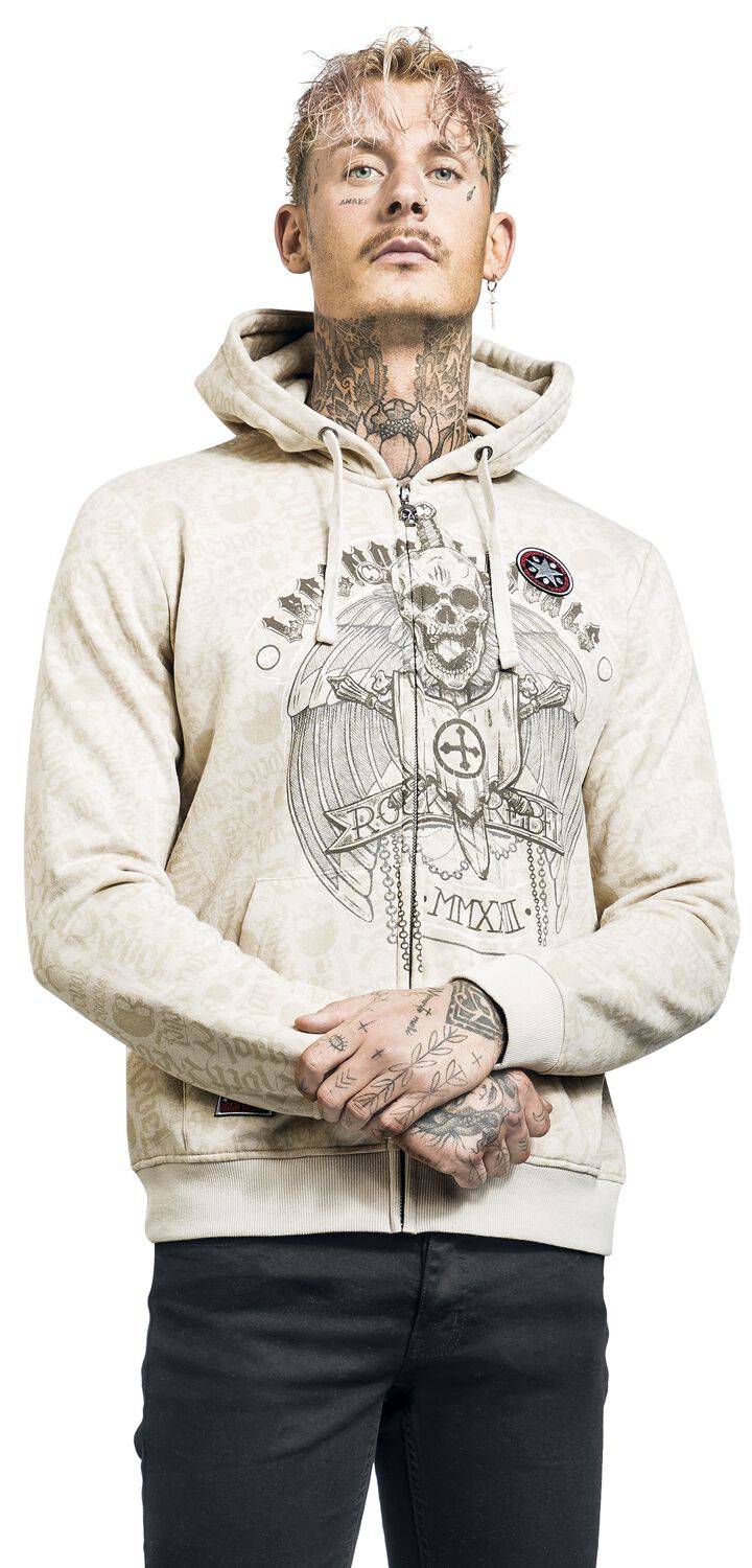 EMP Kapuzenjacke Beige Von Rock Rebel By EMP