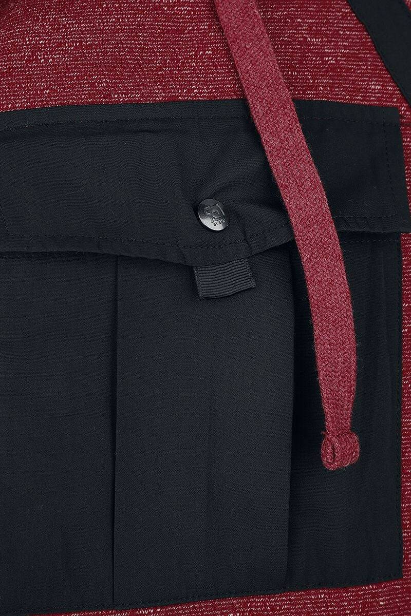 EMP Kapuzenjacke Bordeaux Meliert Von RED By EMP