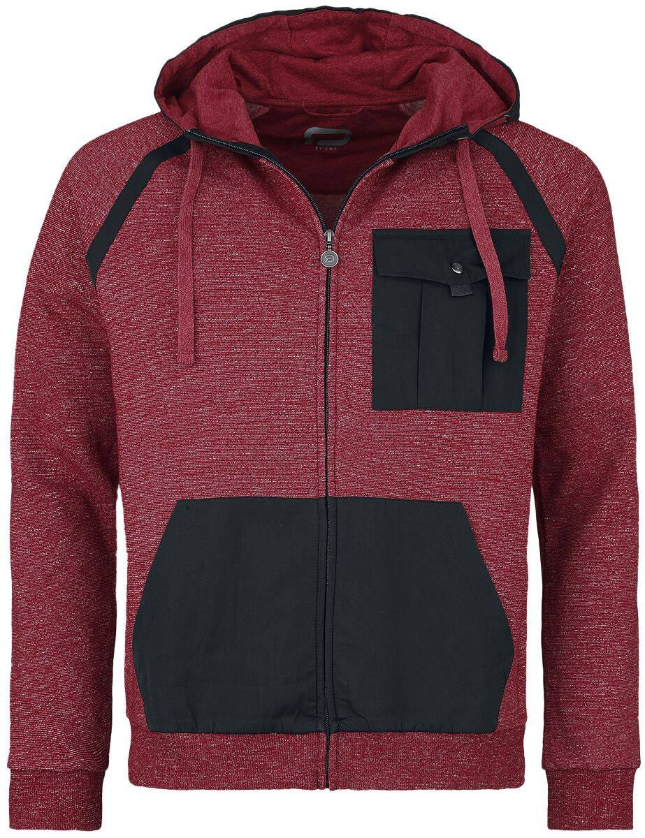 EMP Kapuzenjacke bordeaux meliert von RED by EMP
