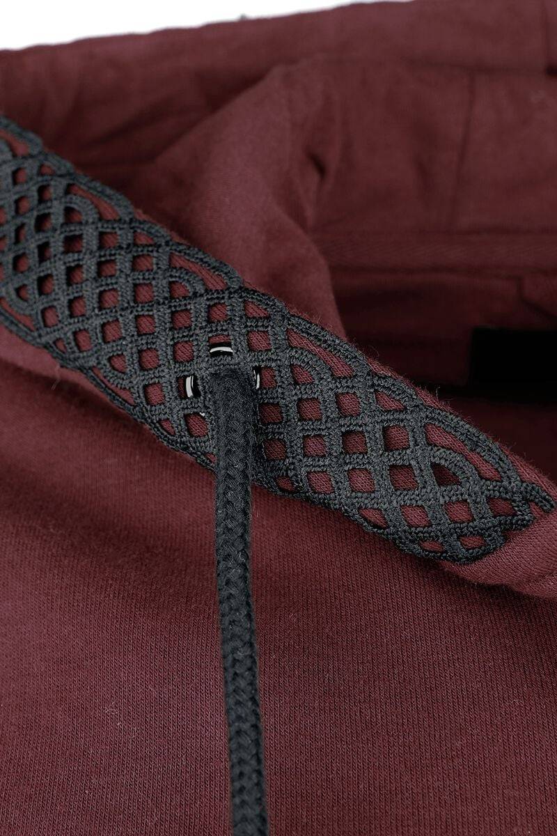 EMP Kapuzenjacke Bordeaux Von Black Premium By EMP
