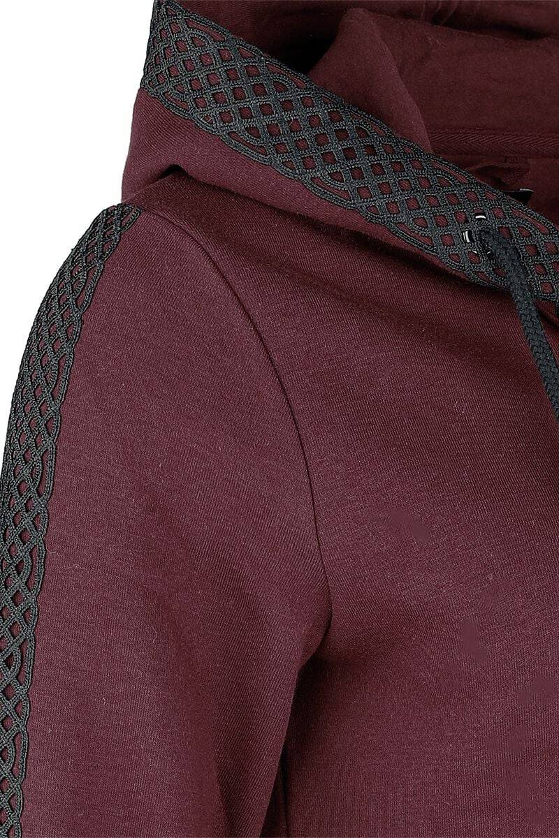 EMP Kapuzenjacke Bordeaux Von Black Premium By EMP