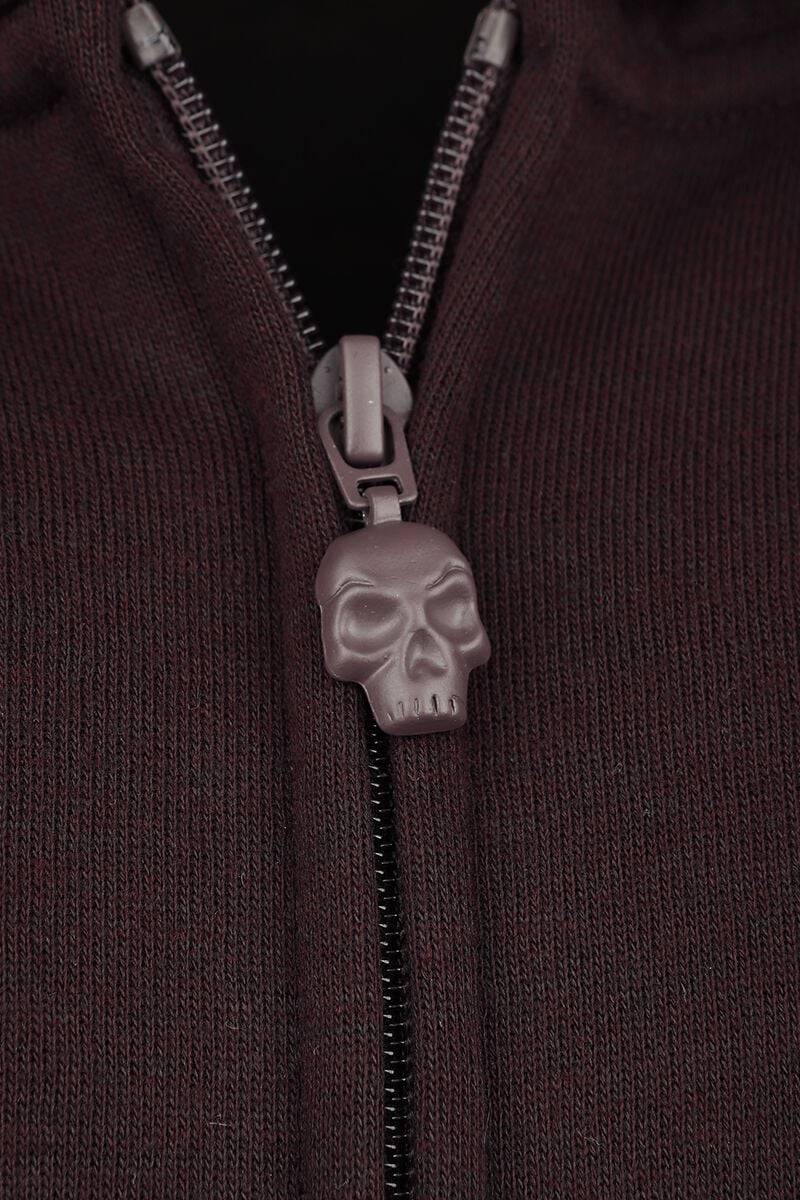 EMP Kapuzenjacke Bordeaux Von Rock Rebel By EMP