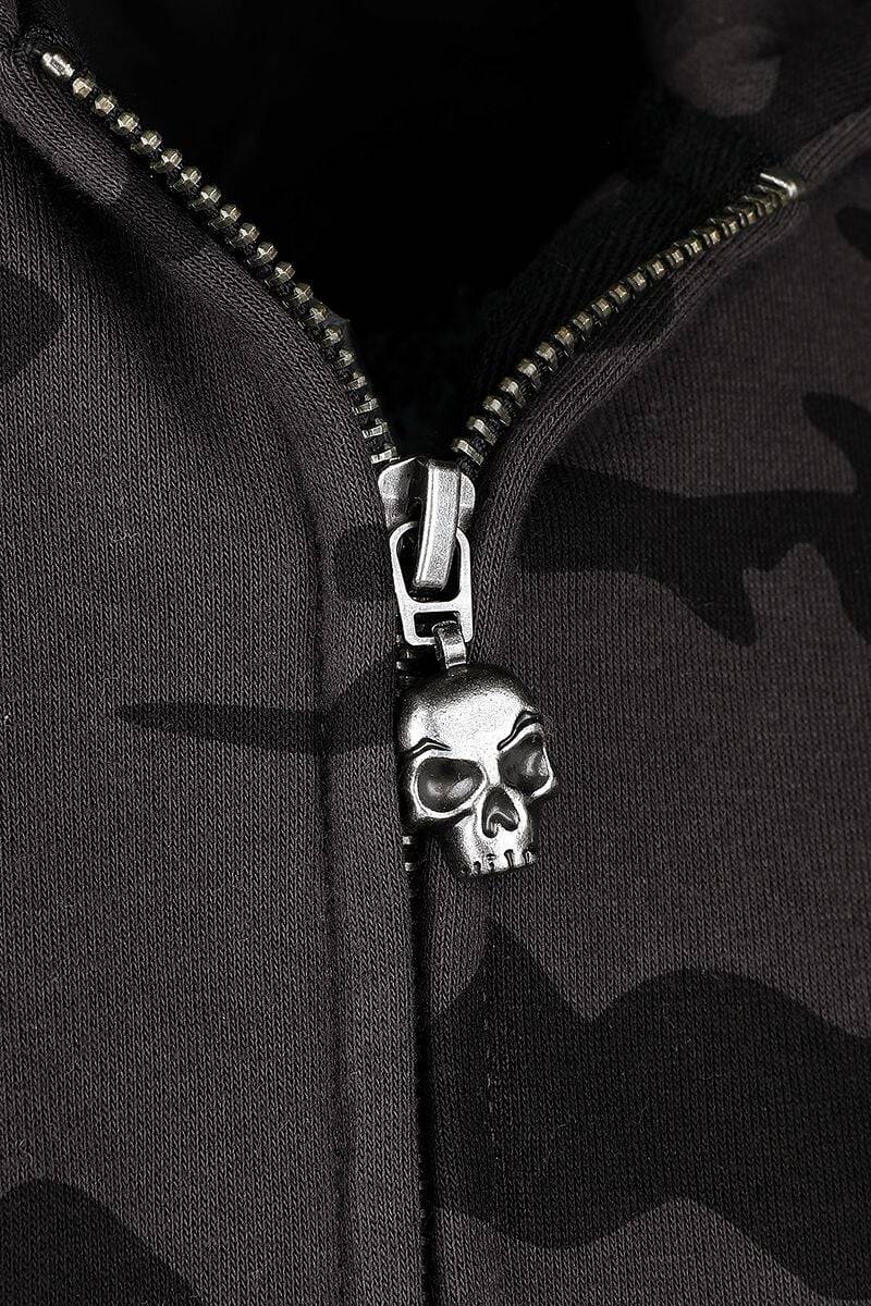 EMP Kapuzenjacke Dunkelbraun Von Rock Rebel By EMP