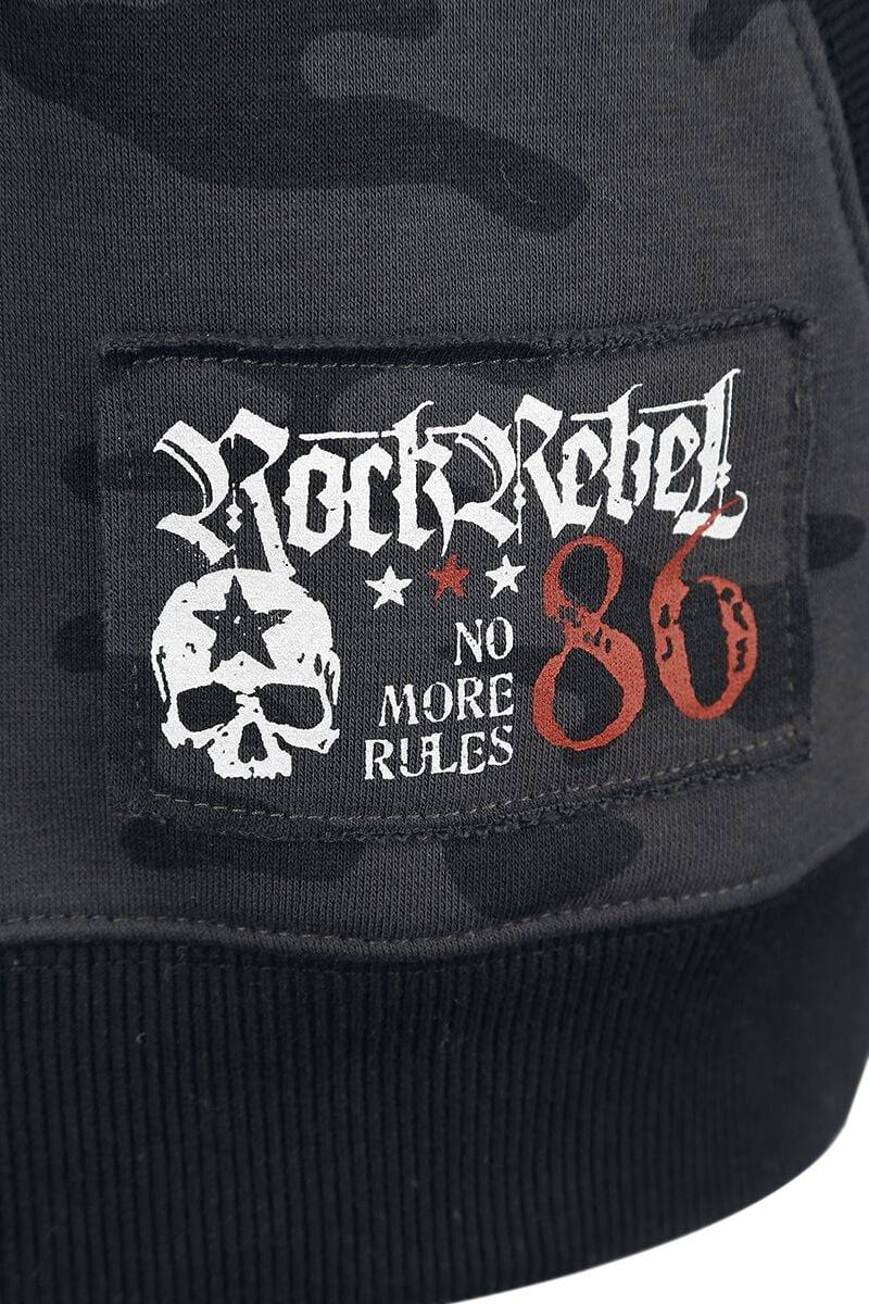 EMP Kapuzenjacke Dunkelgrau Von Rock Rebel By EMP