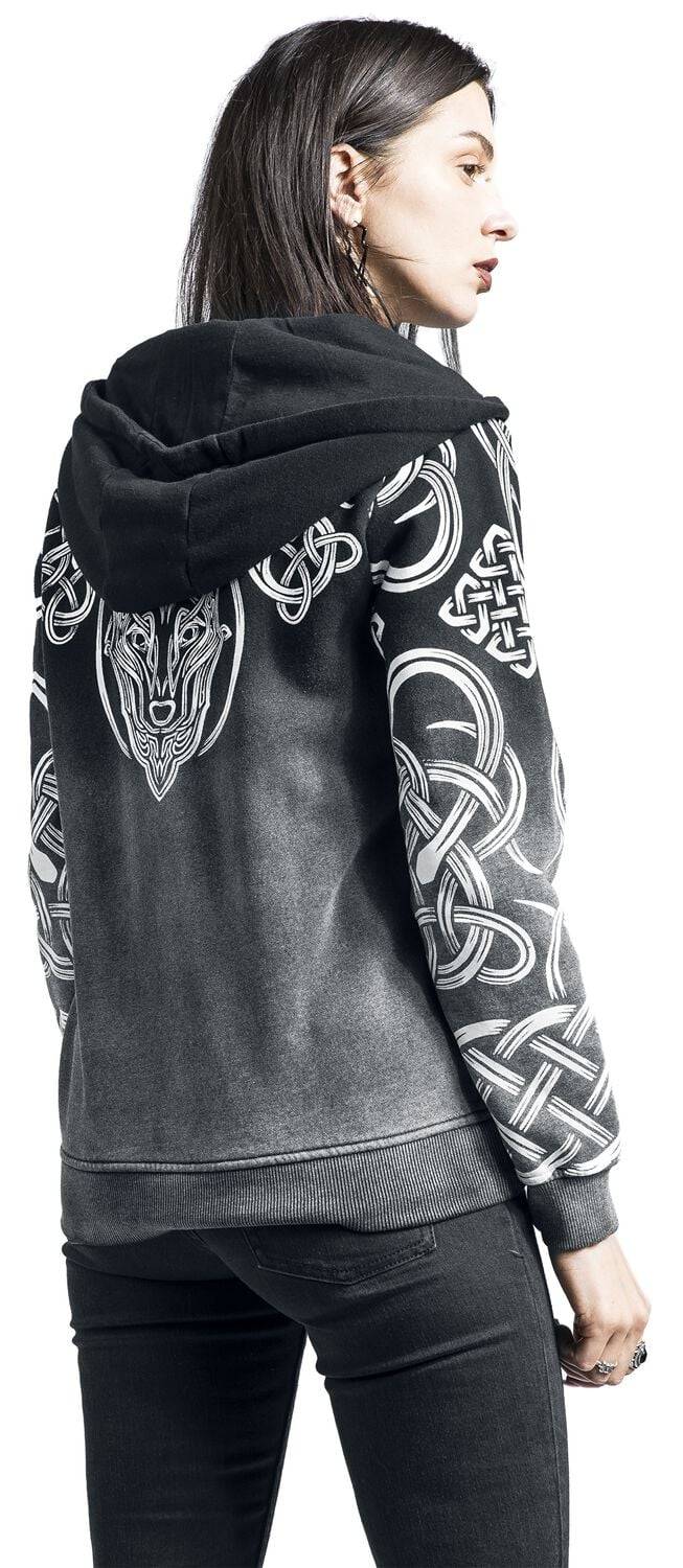 EMP Kapuzenjacke Grau Von Black Premium By EMP