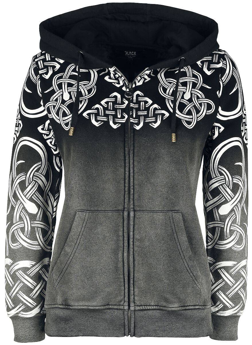 EMP Kapuzenjacke grau von Black Premium by EMP