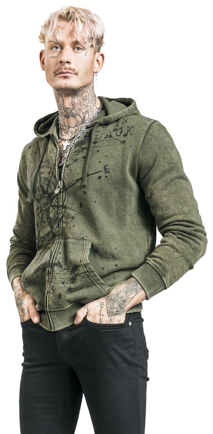 EMP Kapuzenjacke Grün Von Black Premium By EMP