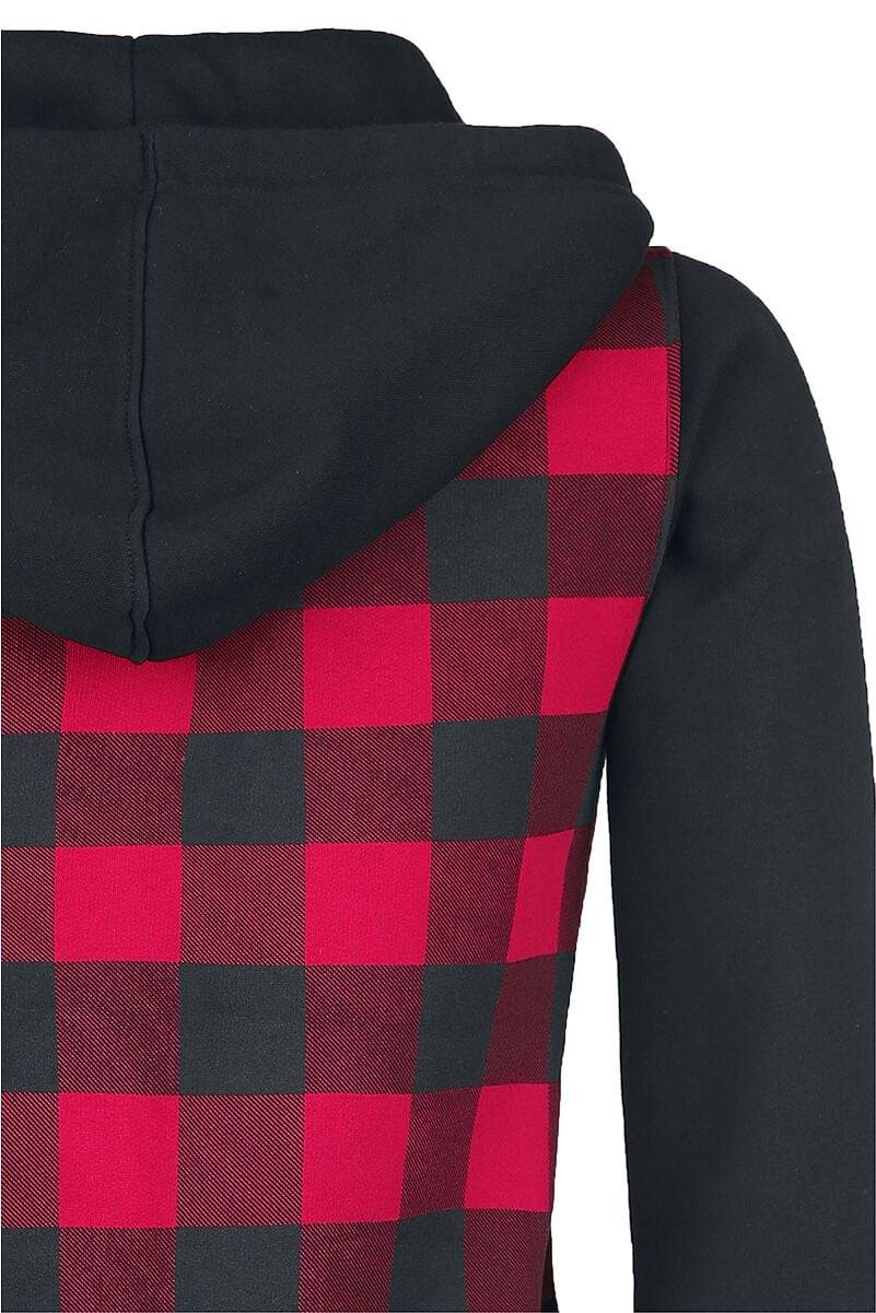 EMP Kapuzenjacke Schwarz/rot Von RED By EMP