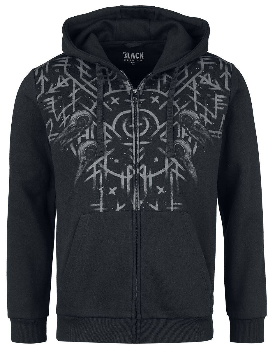 EMP Kapuzenjacke schwarz von Black Premium by EMP