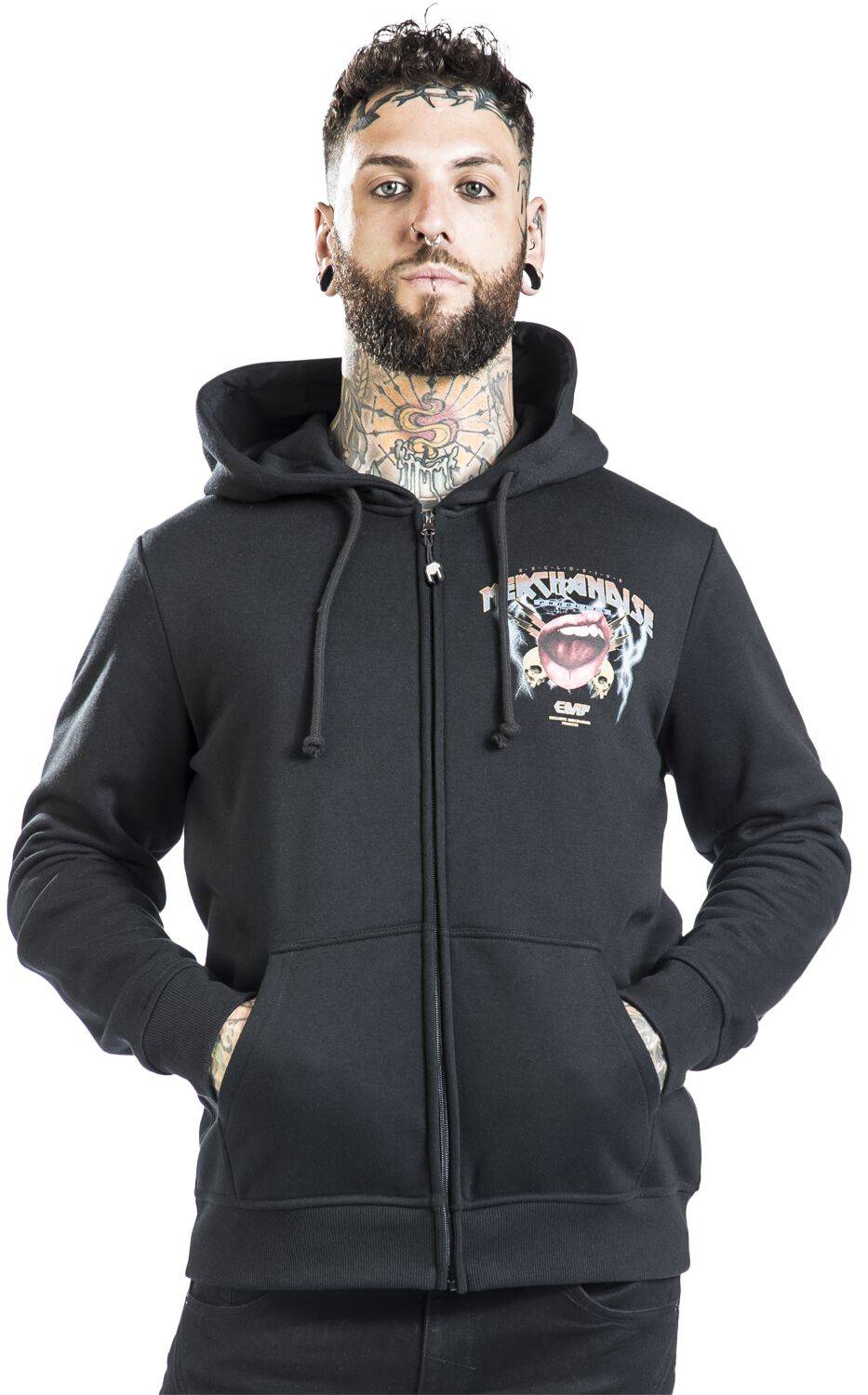 EMP Kapuzenjacke Schwarz Von EMP Stage Collection