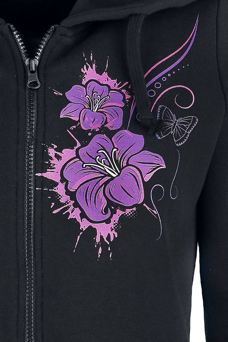 EMP Kapuzenjacke Schwarz Von Full Volume By EMP