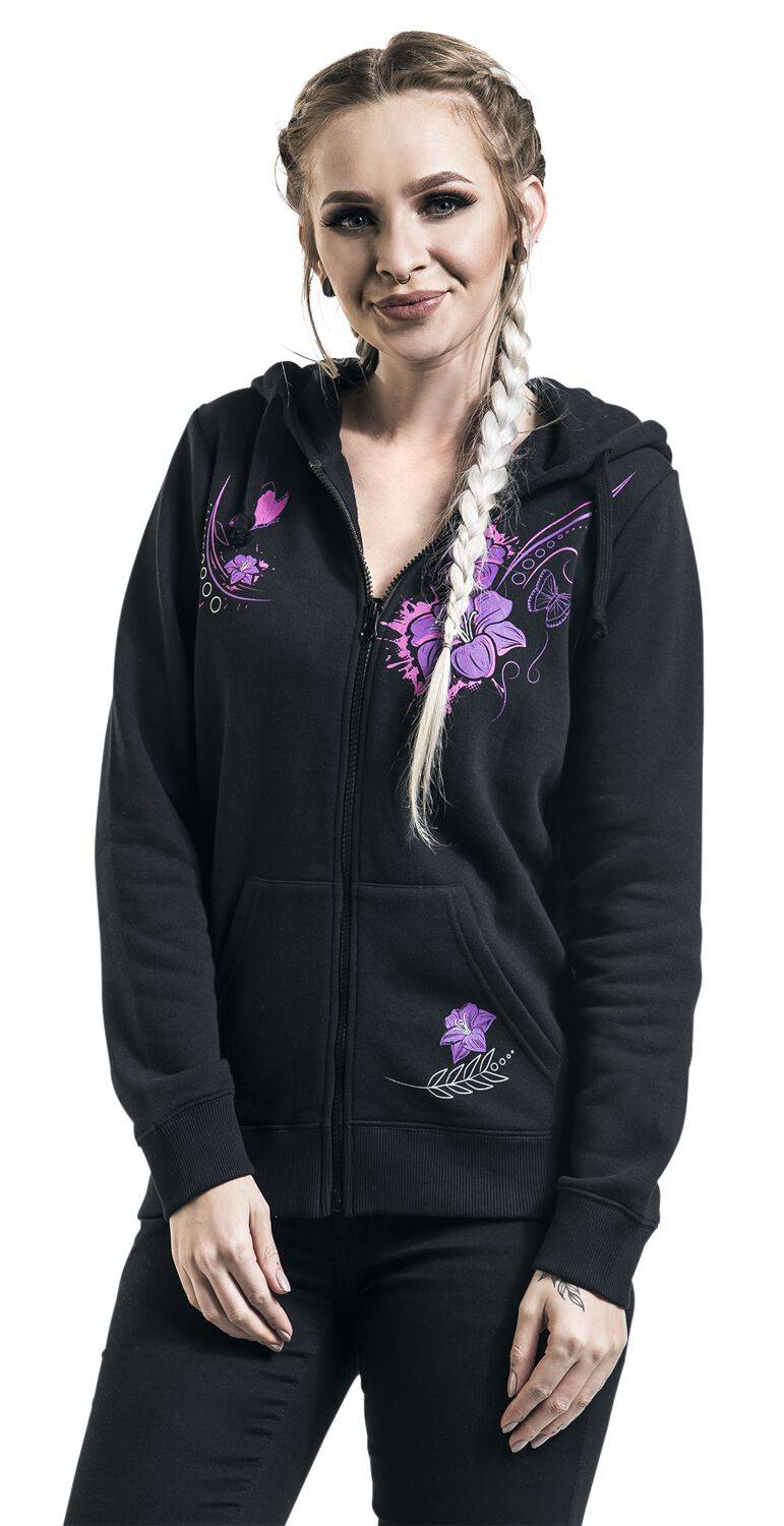 EMP Kapuzenjacke Schwarz Von Full Volume By EMP