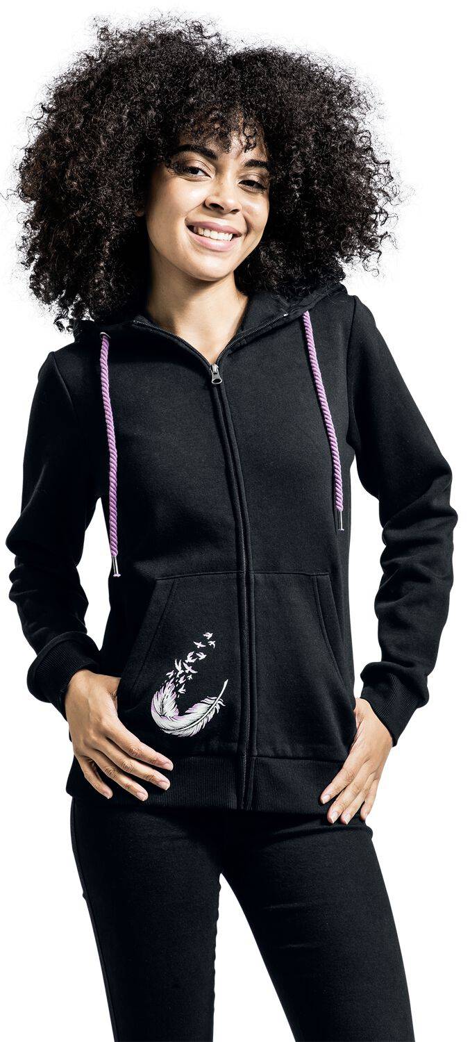 EMP Kapuzenjacke Schwarz Von Full Volume By EMP