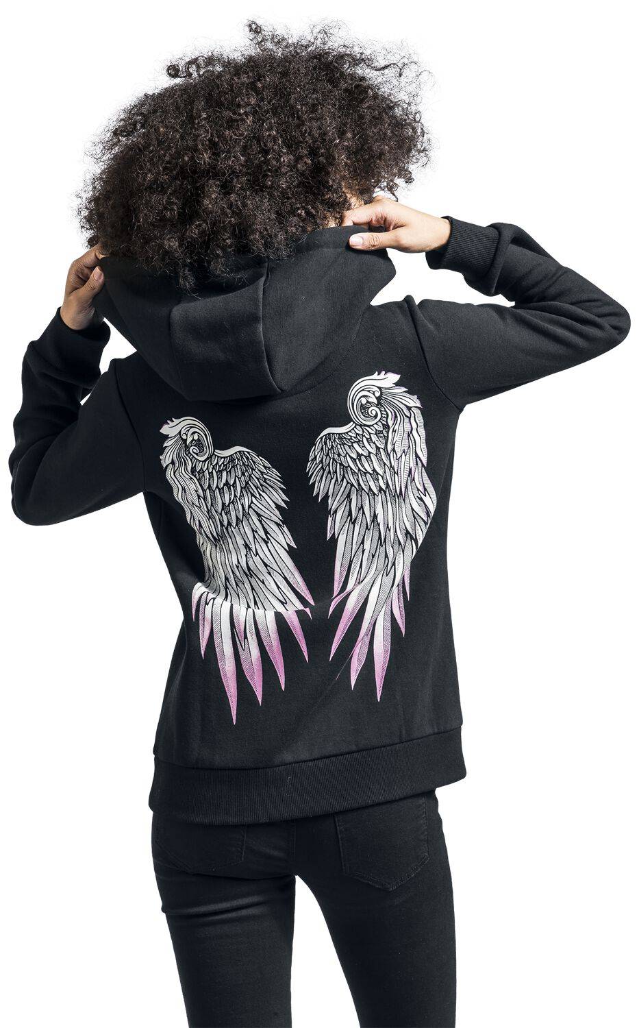 EMP Kapuzenjacke Schwarz Von Full Volume By EMP