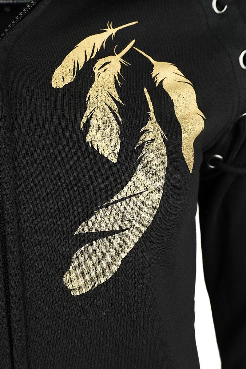 EMP Kapuzenjacke Schwarz Von Gothicana By EMP